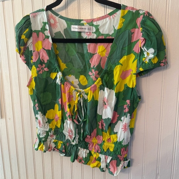 Faithfull the Brand Tops - Faithfull the Brand Las Oslas Floral Print Blouse Medium